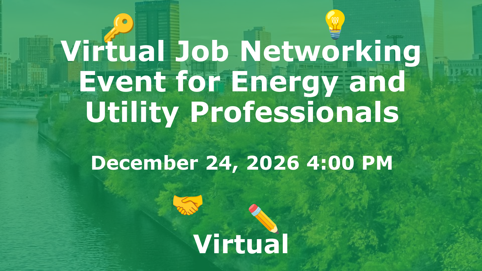 Virtual Job Networking Event for Energy and Utility Professionals event image